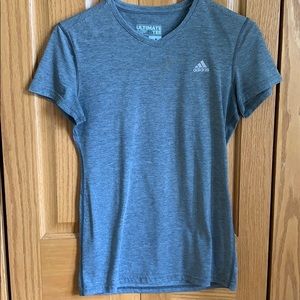 Grey adidas climalite ultimate tee